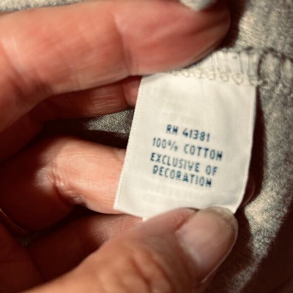 Polo Ralph Lauren Gray 1/4 Zip Cotton Classic Preppy Knit Pullover Sweater L - Picture 6 of 7